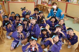 秋空の下 「ちびっこまつり はじまるよ～！！」