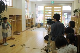 ケーブルテレビの撮影がありました