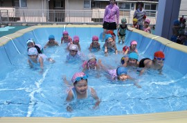 プール開きをしました！