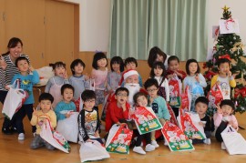 今日はみんなが楽しみにしていたクリスマス会です♪