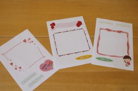 おうちでも、大好きなお母さんのお顔　描いてみてね♪